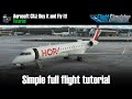 MSFS 2020 | AEROSOFT CRJ | TUTORIAL: How to fly a simple flight in the CRJ