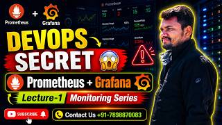 Why Every DevOps Engineer Uses Prometheus & Grafana || Prometheus + Grafana Lecture 1 #prometheus