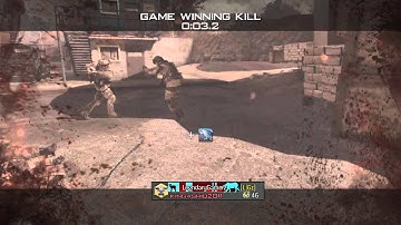 MW3 All or nothing 360 throwing knife kill cam