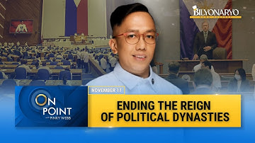 On Point : Ending Political Dynasties: Rep. Perci Cendaña on Corruption & Reform in the Philippines