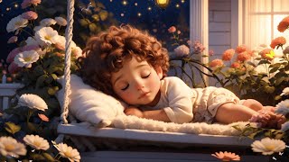 Soft Piano & Guitar Lullaby | Gentle Baby Sleep Music with Strings & Glockenspiel ✨🌙