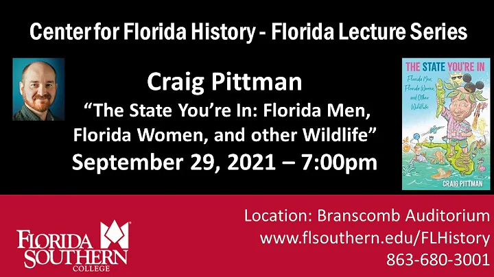 Florida Lecture Series: Craig Pittman