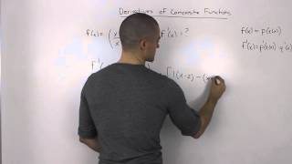 Chain Rule for Derivatives - Example 1