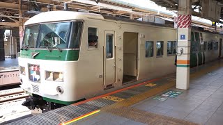 185系特急踊り子 東京駅発車