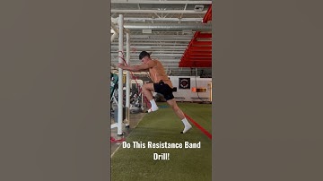 ⚡️Increase Your Acceleration Speed With This Resistance Band Drill🧨