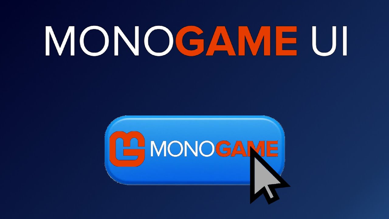 Monogame Code MonoGame UI in Minutes using Gum (Code Only) - YouTube