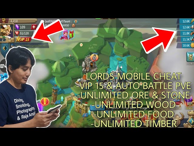 LORDS MOBILE MOD APK - CARA PASANG LORDS MOBILE APK MOD 