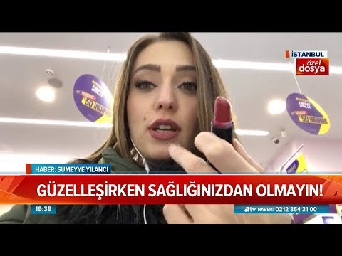 Güzelleşirken sağlığınızdan olmayın! - Atv Haber 21 Ocak 2019