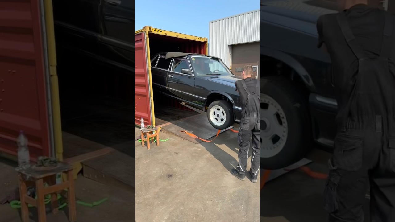 😱 КОНТЕЙНЕР ОТКРЫЛ — А ТАМ НОВЫЙ MERCEDES W126 ОТ LORINSER😍