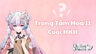 【STUDY】Trọng Tâm Hoá 11 Cuối Học Kì II