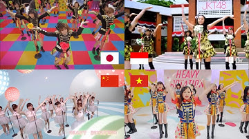 [MV] HEAVY ROTATION | AKB48 - JKT48 - SNH48 - SGO48 | COMPARISON