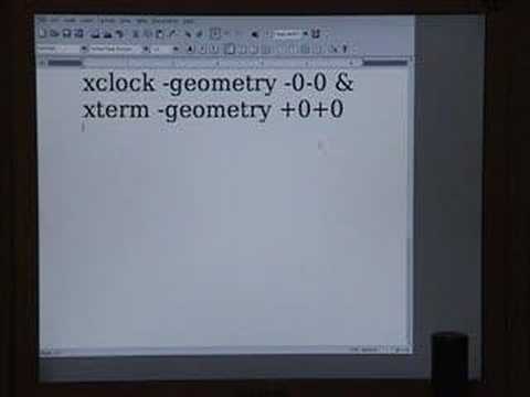 An X Window System tutorial (Part 1)