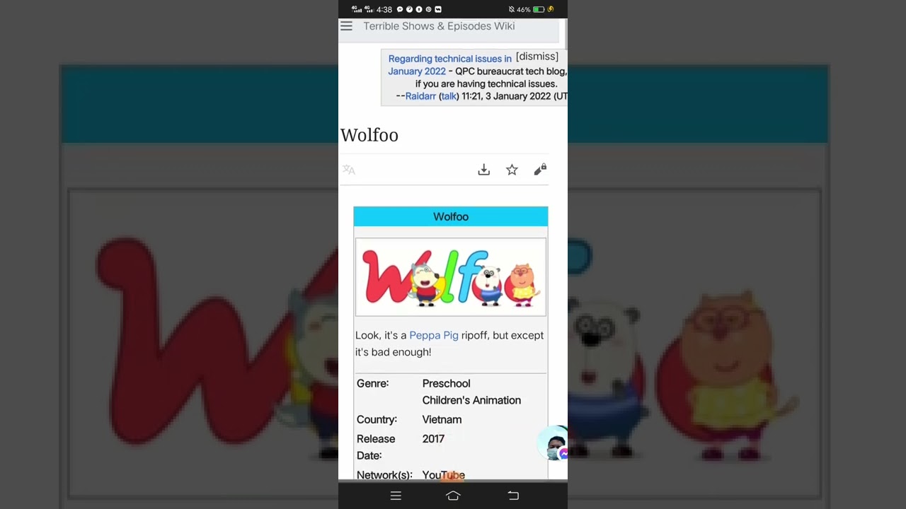 Wolfoo Channel, Wolfoo Wiki