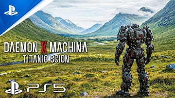 DAEMON X MACHINA TITANIC SCION New Gameplay Demo 18 Minutes 4K