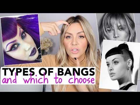 All Types of Bangs - and Which to Choose!