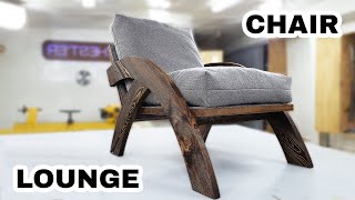 DIY LOUNGE CHAIR | Кресло - шезлонг | как сделать мебель своими руками