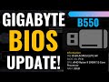 How to Update GIGABYTE BIOS (all B550 boards) 🔥🔥🔥