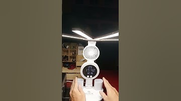 Đèn học chống cận có màn hình LCD hiển thị nhiệt độ, ngày giờ