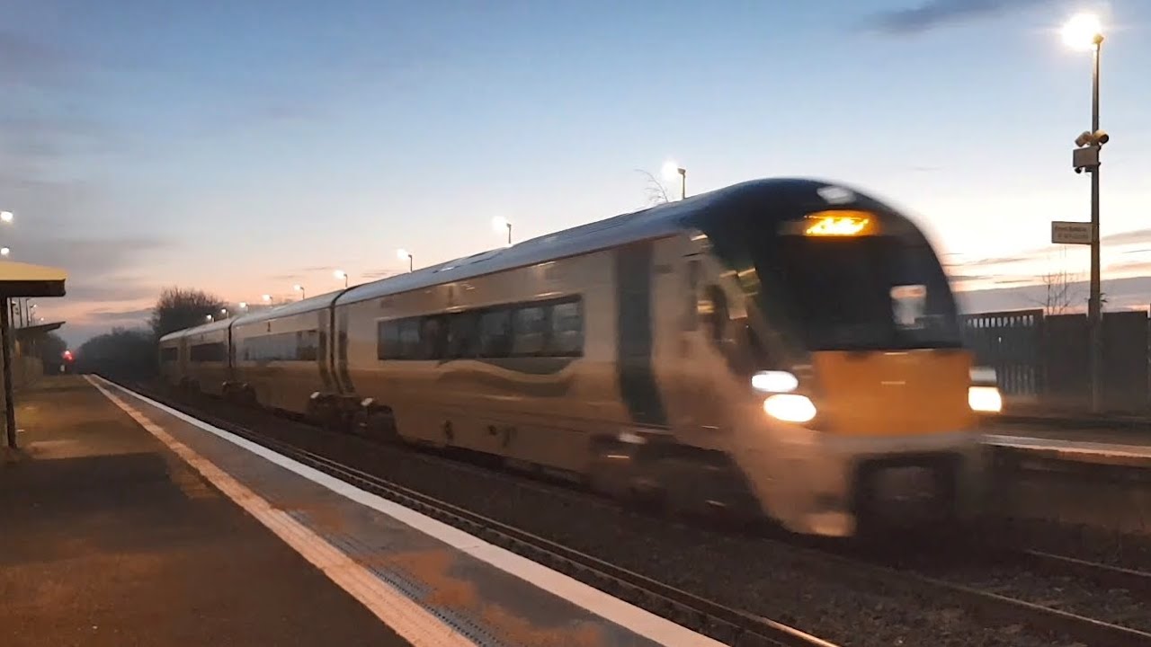 Irish Rail 22000 Class Intercity Trains - Monasterevin Station, Kildare