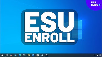 Windows 10 End of Life: Enroll Extended Security Updates (ESU) to Keep PC Secure After Oct. 14, 2025