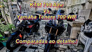 KTM 790 Adventure Vs Yamaha Tenere 700 World Raid - Comparadas ao detalhe!