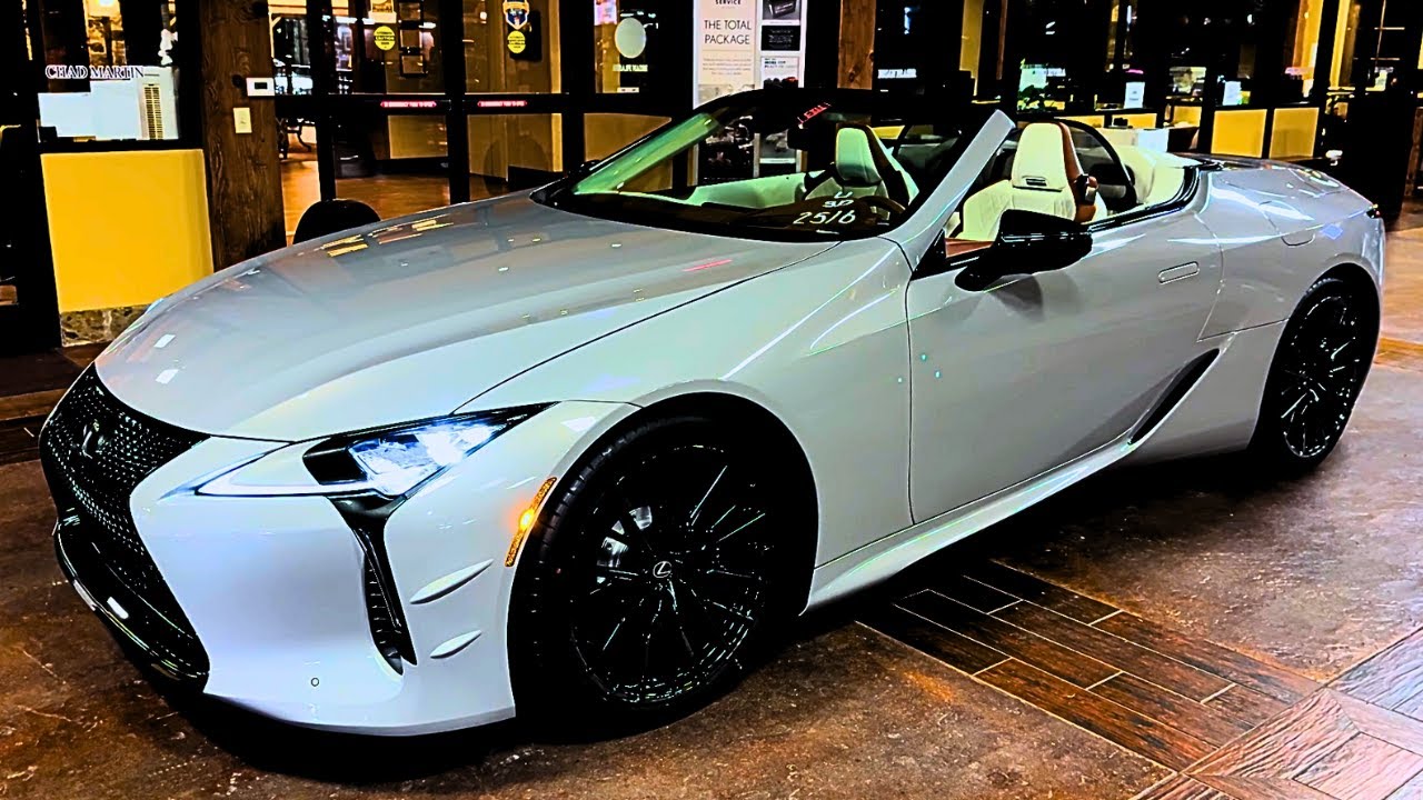 Обзор кабриолета Lexus LC500 Inspiration Series 2026 года.