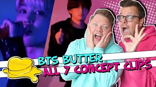 BTS (방탄소년단) ALL Butter Concept Clips Jimin, V, J-hope, RM, Jin, Suga Jungkook BTS Comeback Reaction