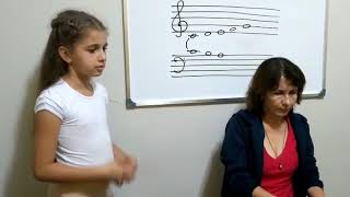 Aula de canto com minha professora Márcia Almeida.