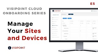 VisiPoint V5 - Manage Your Sites & Devices