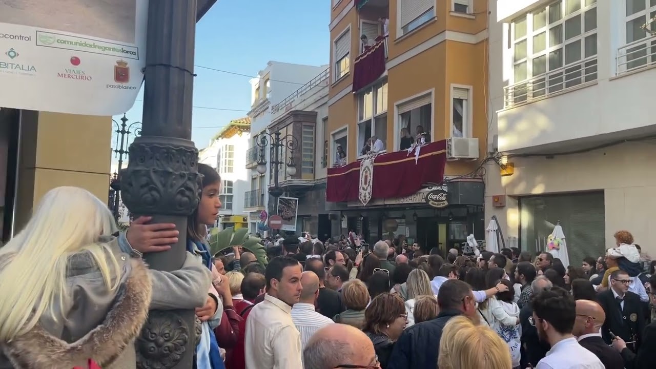 Vamos con el paso blanco. Semana Sta. Lorca. 2023