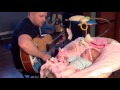Cutest baby dances to her dad playing guitar for her