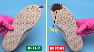 Best Way to Remove Dried Tar from Shoes | House Keeper