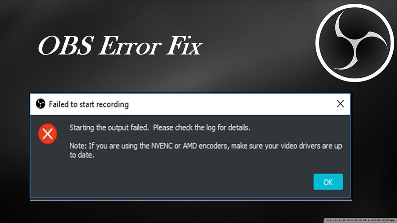 Obs ошибка nvenc. OBS Studio ошибка. Ошибка start failed. Ошибка драйвера. OBS ошибка NVENC Error.