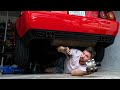 My Ferrari Mondial t Already Broke Down - Alternator, Serpentine Belt & Battery Replacement Pt1