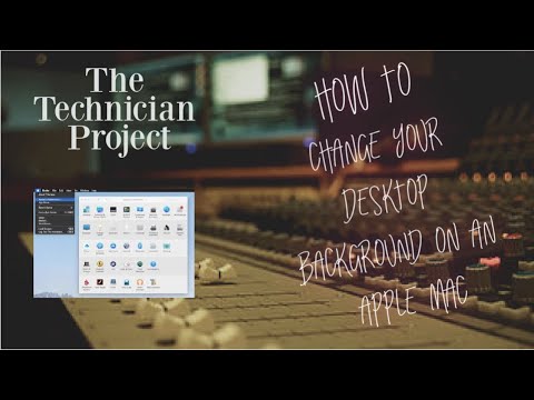 How to change your desktop background on a Mac - YouTube