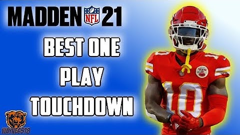 BEST ONE PLAY TOUCHDOWN MADDEN 21 - GLITCH PLAYS MADDEN 21 - PASSING TIPS BEATS EVERY DEFENSE!🔥