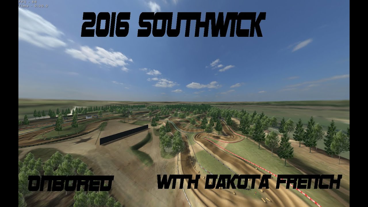 Mx Simulator 2016 Amatuer Moto 2 Onbored with Dakota French!!!!