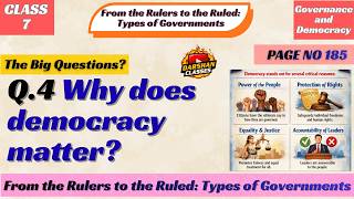 why does democracy matter