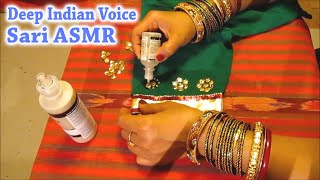 Unintentional ASMR 👚 Sari Decoration Compilation (deep female Indian accent, jangling bangles)