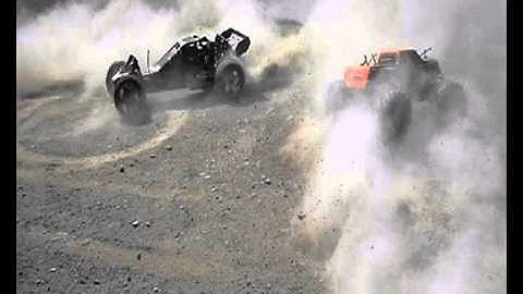 HPI Baja 5B and Savage XL Bash Video