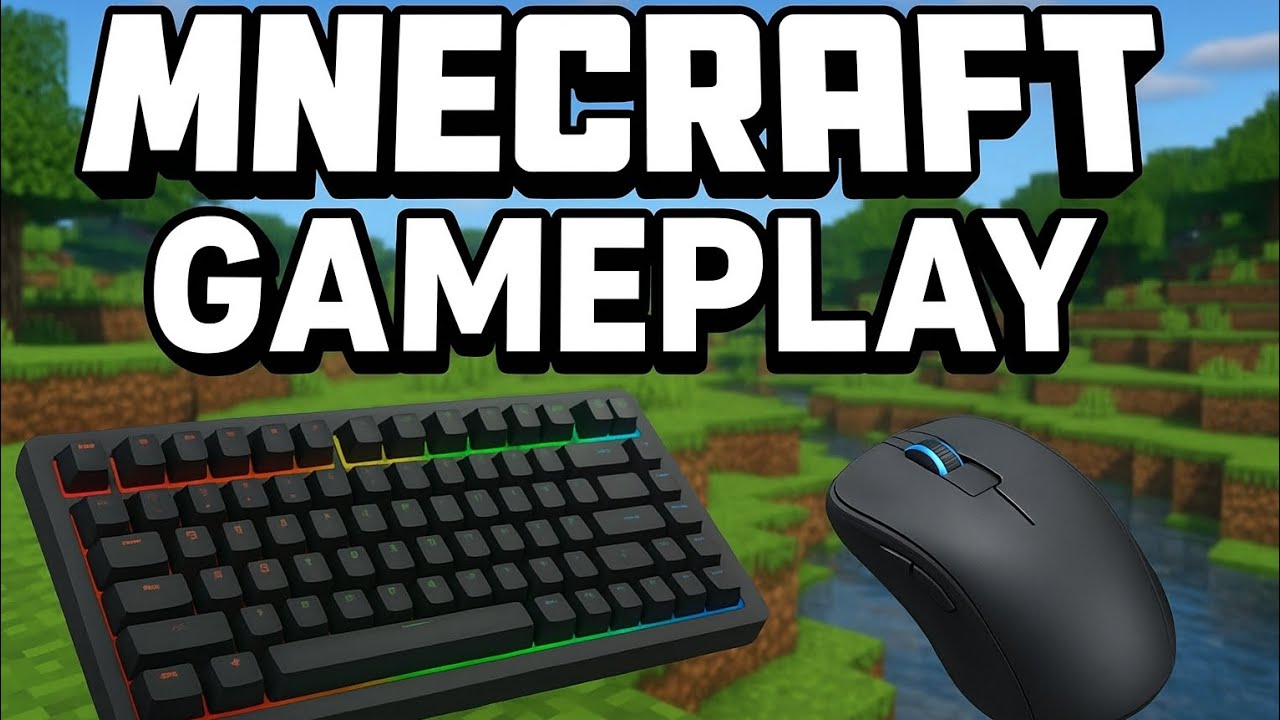 I play mincraft with keyboard mouse series part 1 pe like java edition ...