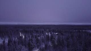 Winter Drone Fly Finland