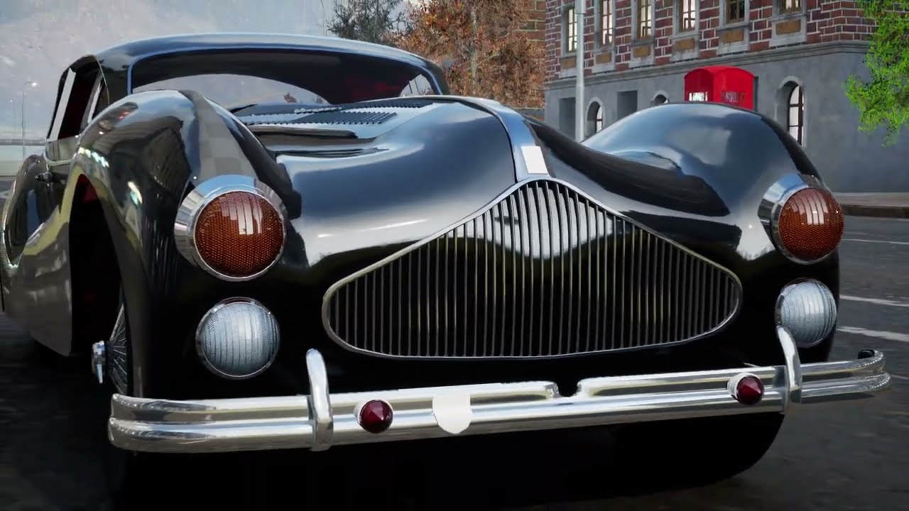 TALBOT LAGO  1951 Saoutchik  DigitalTwin Rendering 