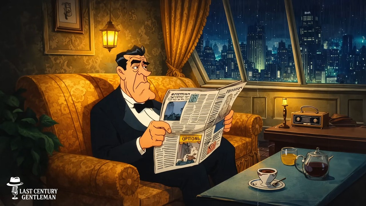Gentleman’s Quiet Night by the Window | Oldies Playing in Another Room ...