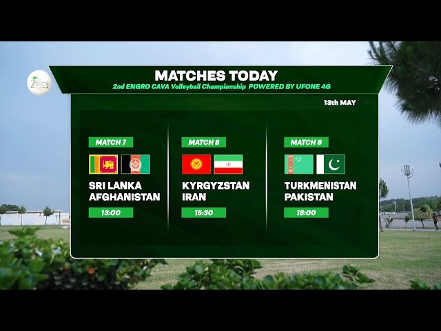 Live | Day 3 | 2nd Engro Cava Volleyball Nations League 2024 | Sports Central class=