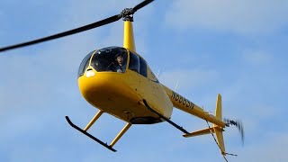 Soft Robinson R44 Landing | Smooth Helicopter Landing | Robinson R44 screenshot 4