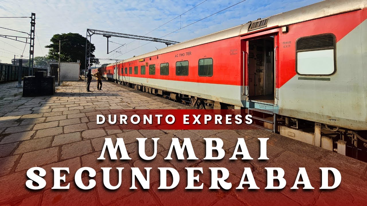 12219 Mumbai LTT Secunderabad Duronto Express 2AC Class Full Journey | Mumbai to Hyderabad