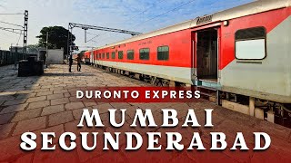 12219 Mumbai LTT Secunderabad Duronto Express 2AC Class Full Journey | Mumbai to Hyderabad