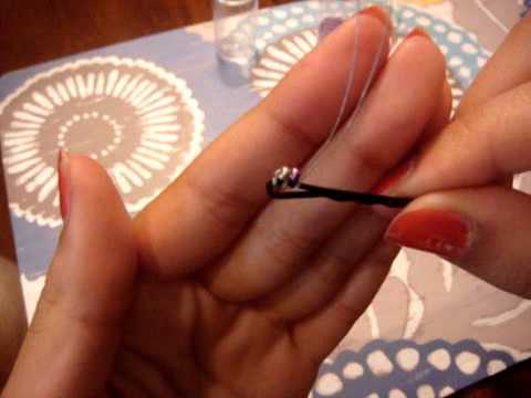 Comment faire: perles Pins cheveux :)