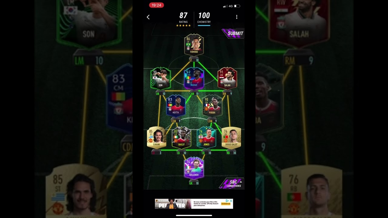 New SBC LIVE MAN UTD vs Liverpool MADFUT 22 solution